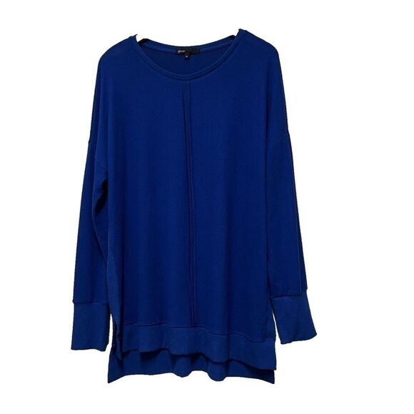 Gibson Tops - Gibson Nordstrom Sweater Size XLarge Royal Blue Long Tunic Length Rayon Stretch